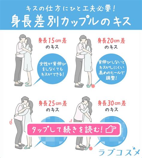 理想の身長差は何cm？キスやハグなどシチュエー。